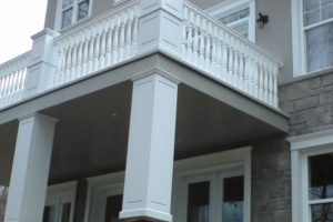 Colonne structurale carrée à caisson