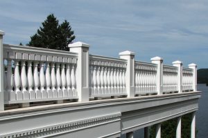 Polyurethane railing & newel posts.