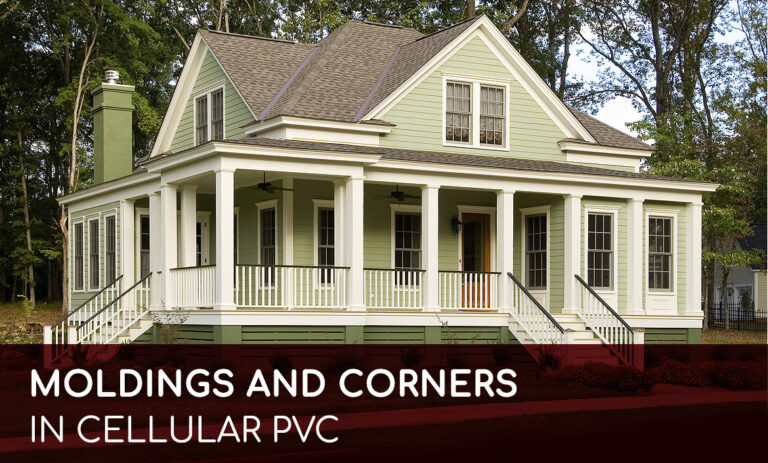 Molding corners cellular PVC