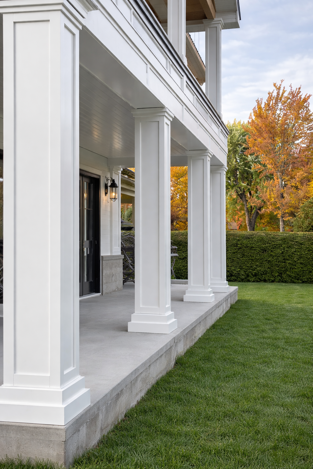 Cellular PVC columns